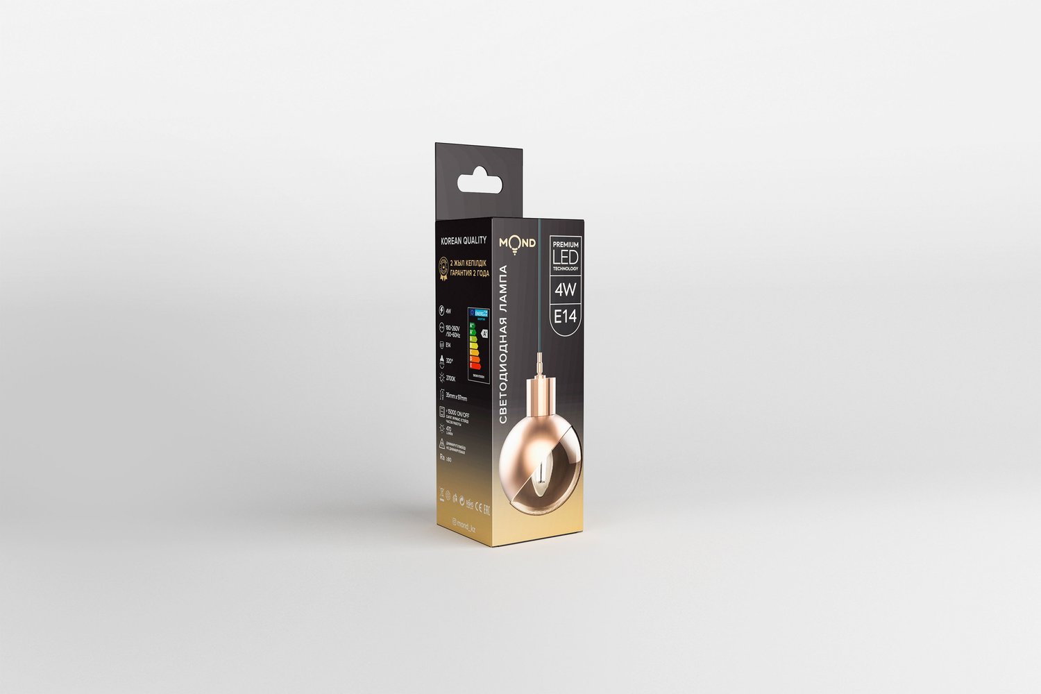 Mond - дизайн упаковки LED-ламп