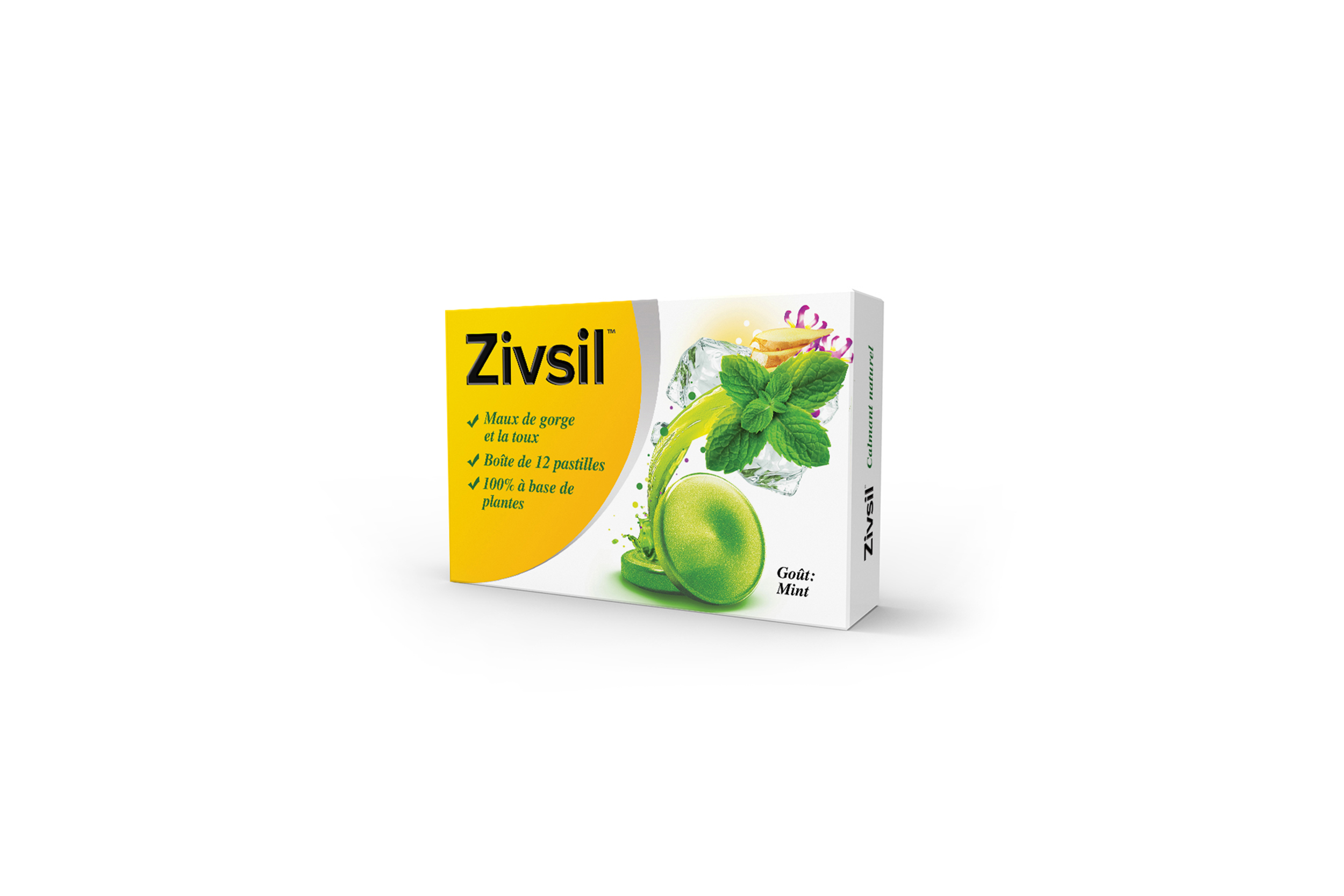 Zivsil (Индия) - дизайн упаковки для препаратов от боли в горле